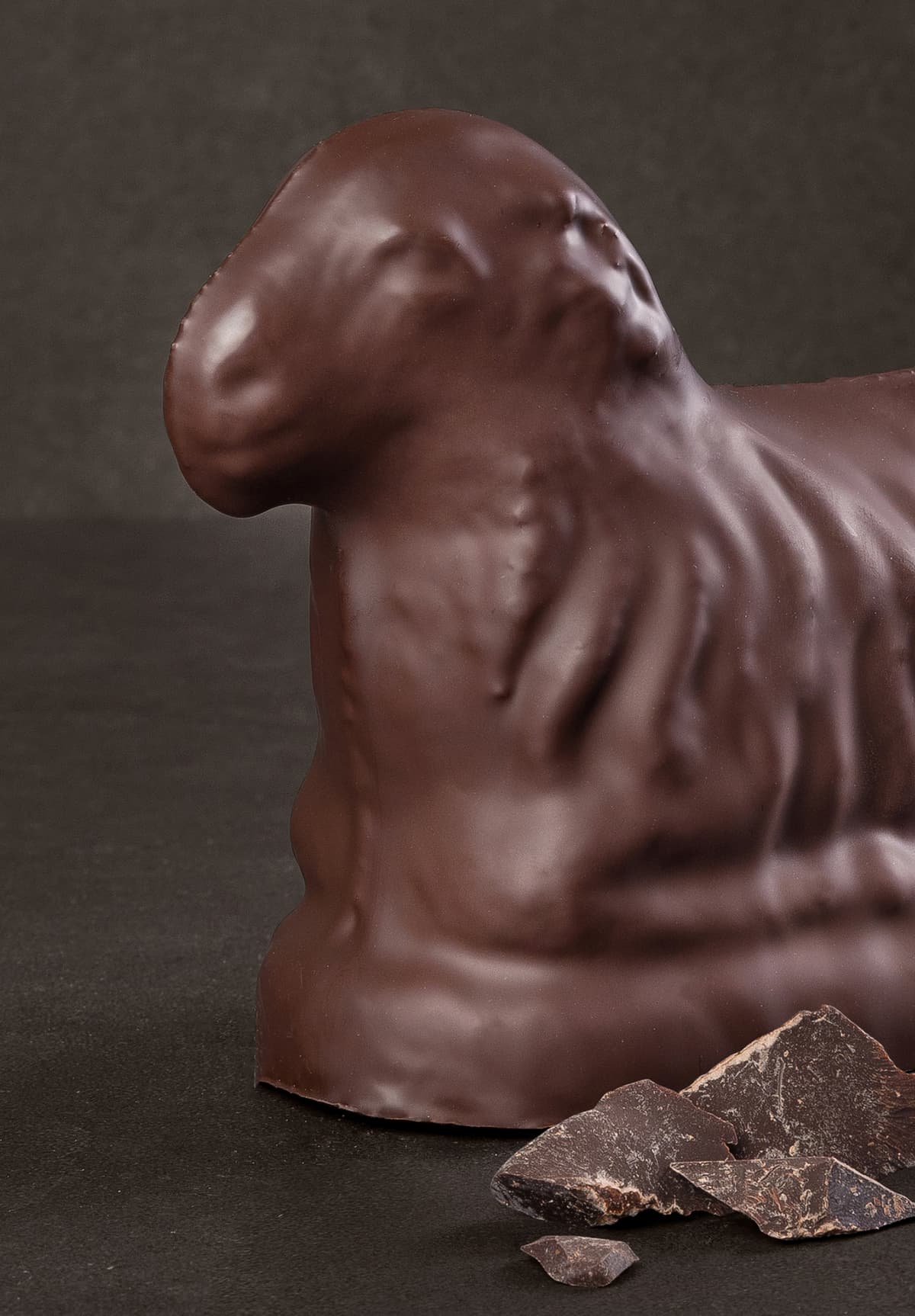 Osterlamm mit Schokolade