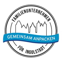 Stadt Ingolstadt in einem einfachen Logo